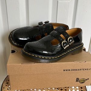 Dr. Marten patent Mary Jane loafers size 8 - NEW in BOX